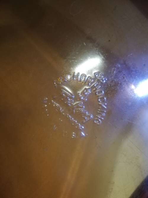 Vintage Amber Fire King Anchor Hocking dish