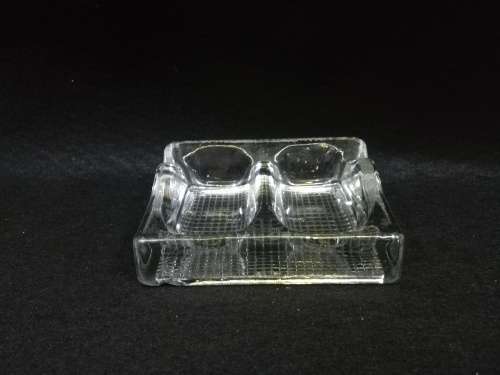 Glass inkwell - made in England