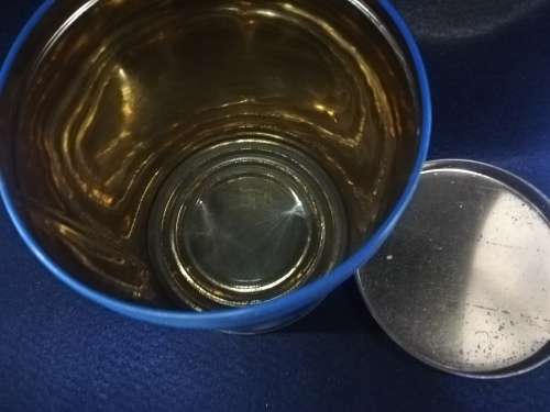 Gorgeous blue coffee tin