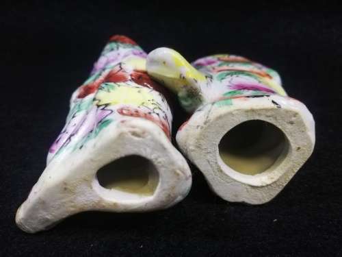 Vintage hand painted oriental figurines