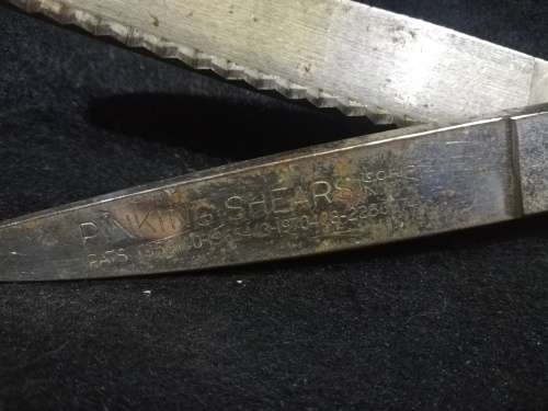 Big Vintage scissors Pinking shears