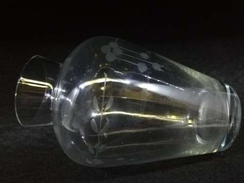 Cut glass vase