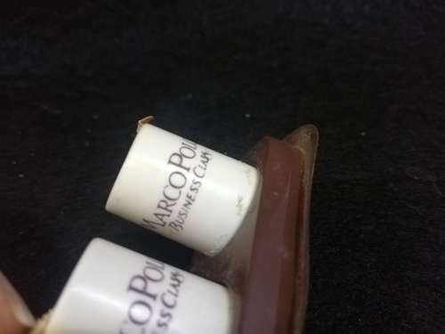 Marco Polo business glass salt and pepper