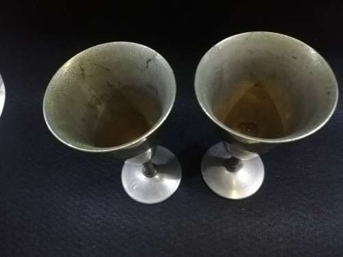Vintage Silver plated goblets