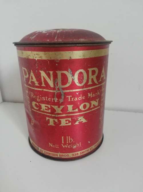 Pandora ceylon tea 1 lb tin
