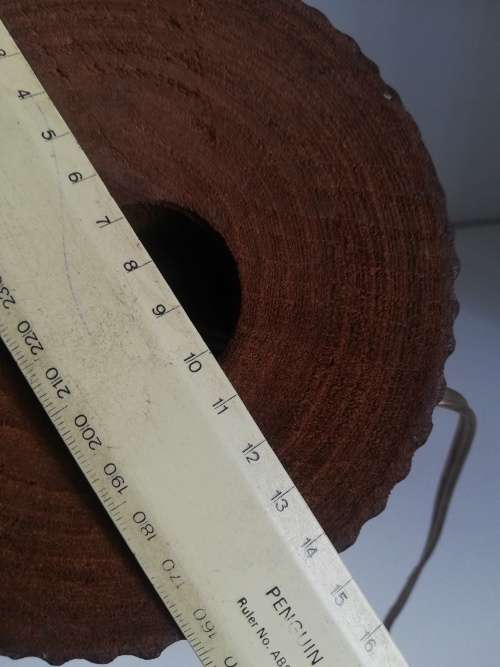 Carved solid wood lamp base