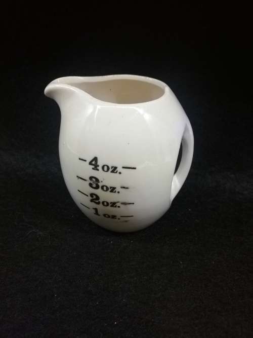 4oz porcelain unmarked jug