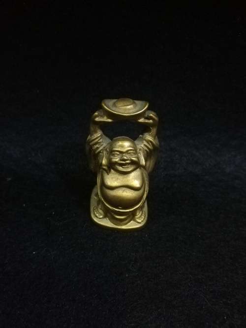 Gold Buddha figurine