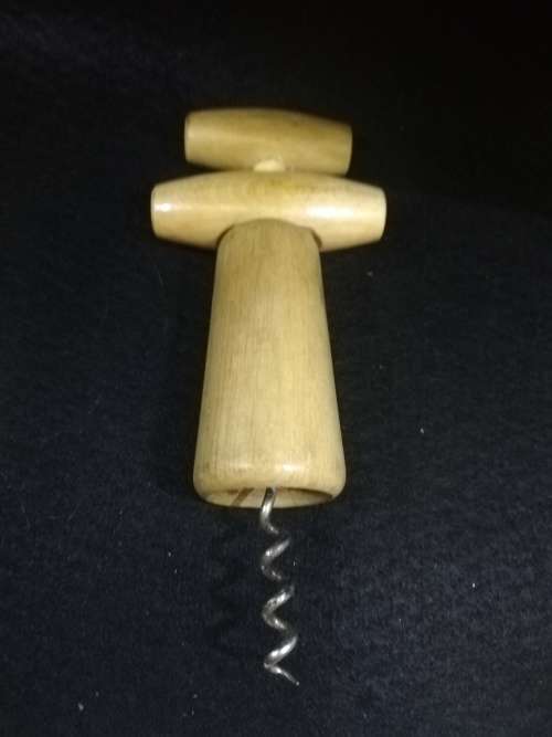 Barrel corkscrew - wood