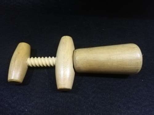 Barrel corkscrew - wood