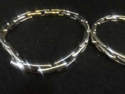 Vintage sprung Link Traditional Sleeve Garters
