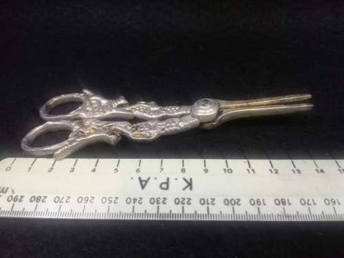 Ornate grape scissors