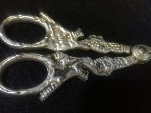 Ornate grape scissors