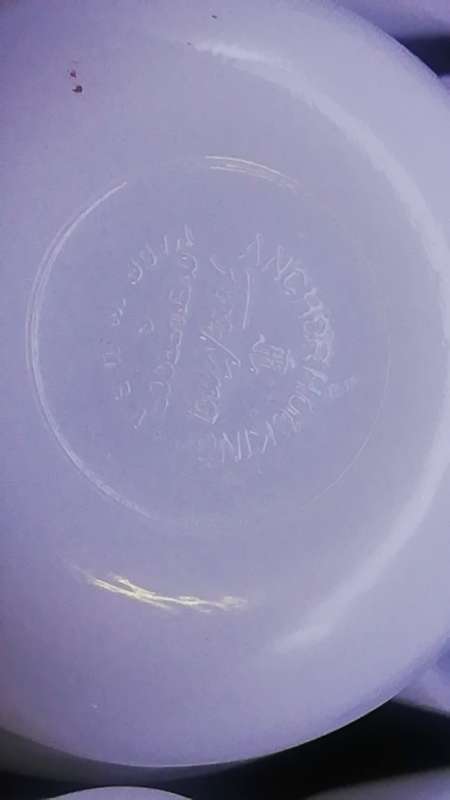 Set of small Fire King bowls