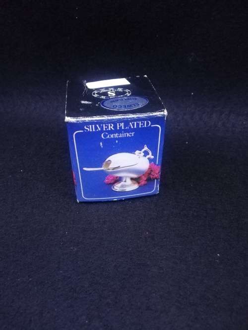 Small salt pot - Silver plated Elweco
