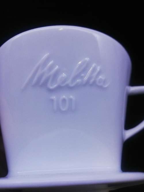 Melitta Filter 101 Ceramic White 60s