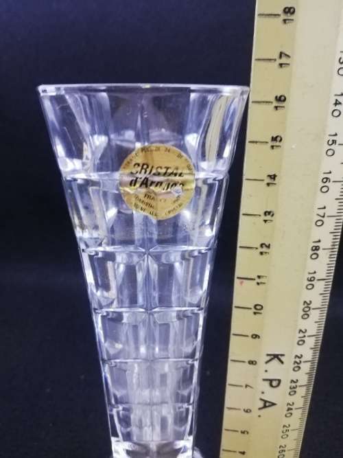Vintage crystal vase