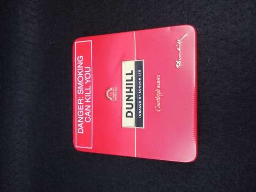 Dunhill cigarette tin