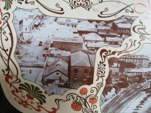 VINTAGE City of Johannesburg tray - Huge!