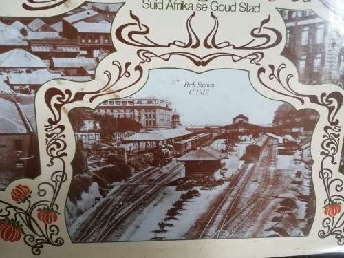 VINTAGE City of Johannesburg tray - Huge!