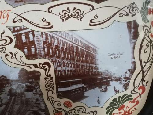 VINTAGE City of Johannesburg tray - Huge!