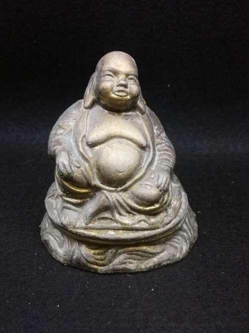 VINTAGE brass Buddha bell