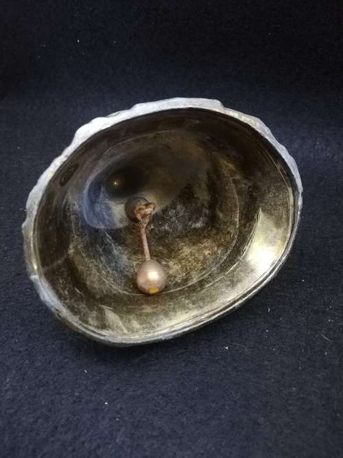 VINTAGE brass Buddha bell