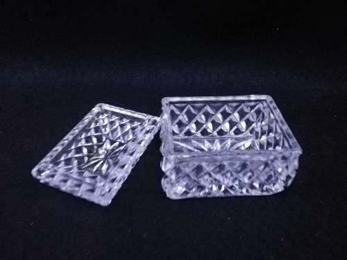 Beautiful glass trinket box