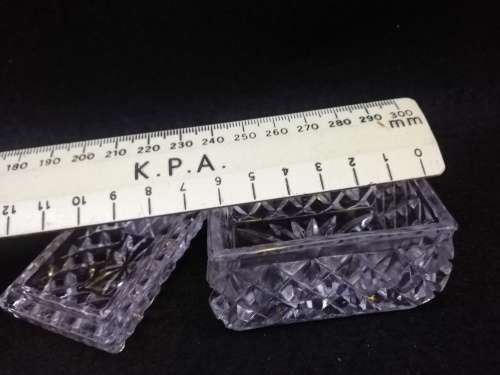 Beautiful glass trinket box