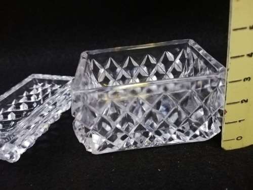 Beautiful glass trinket box