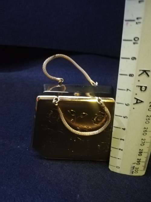 Raysig 7 jewels handbag travel clock - crack in glass - Not tested