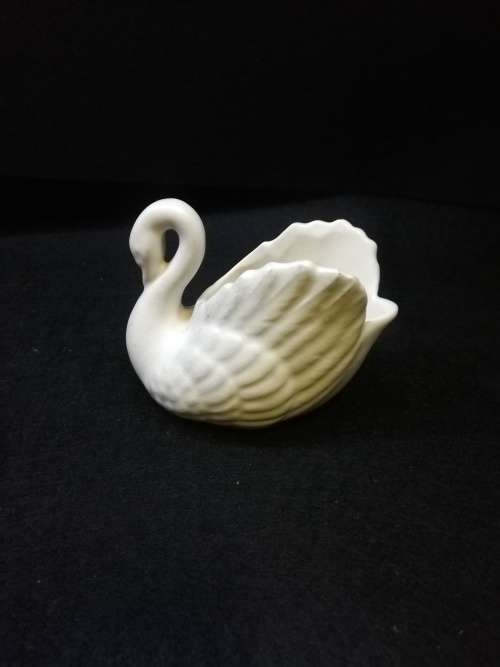 Small  vintage ceramic swan