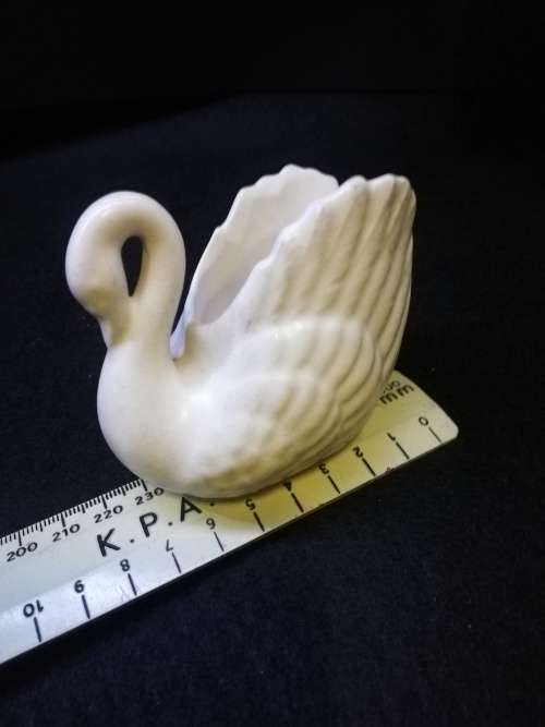 Small  vintage ceramic swan