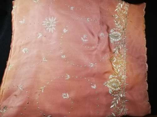 Bead Work Saree