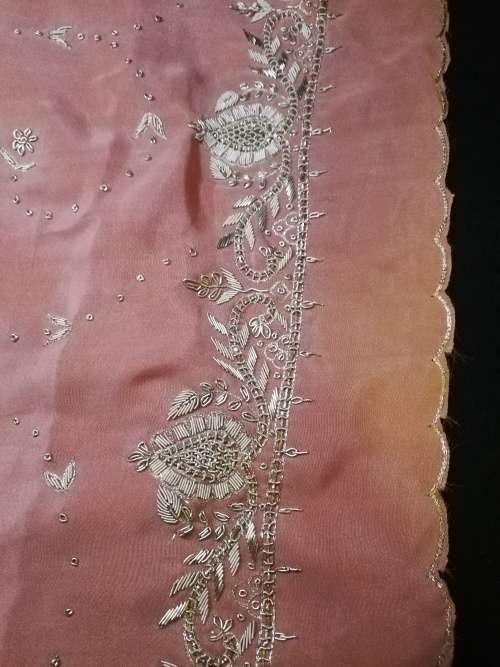 Bead Work Saree