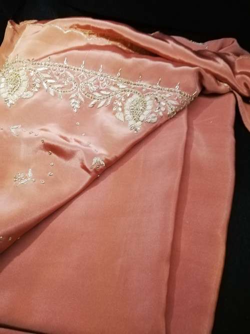 Bead Work Saree