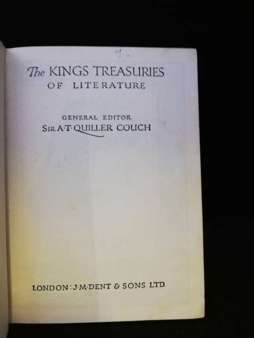 shag, T C Hinkle.  The Kings Treasuries Of Literature