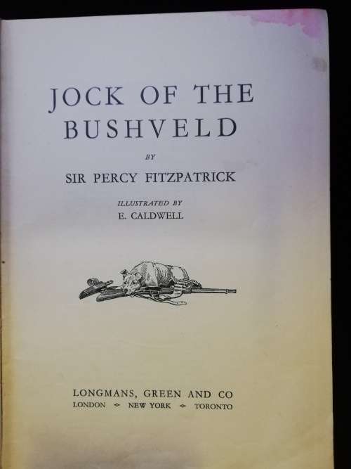 1949 `Jock of the Bushveld` by Sir Percy Fitzpatrick