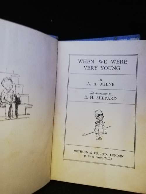 WHEN WE WERE VERY YOUNG BY A. A. MILNE