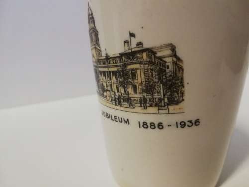 1886 To 1936 Vintage Porcelain Cup Johannesburg Jubilee - Maddock made in England