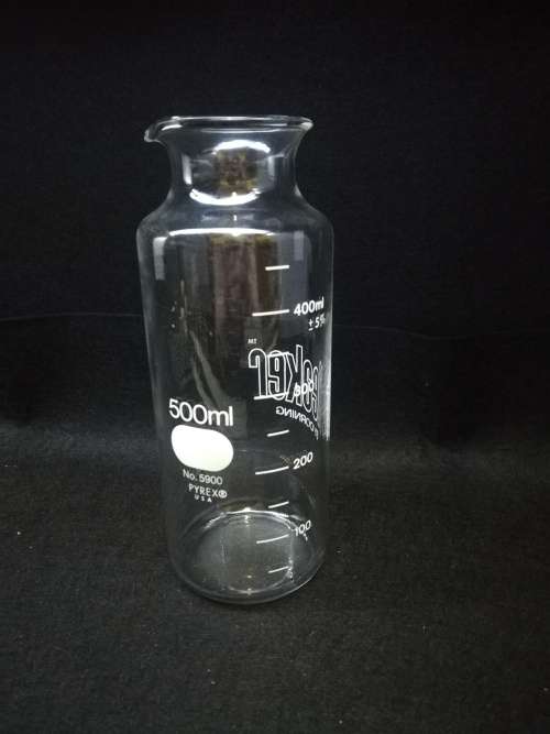 Corning Pyrex 500mL Graduated Glass Fleaker