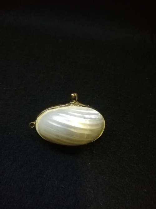 Vintage shell pendant/purse