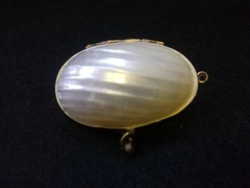 Vintage shell pendant/purse