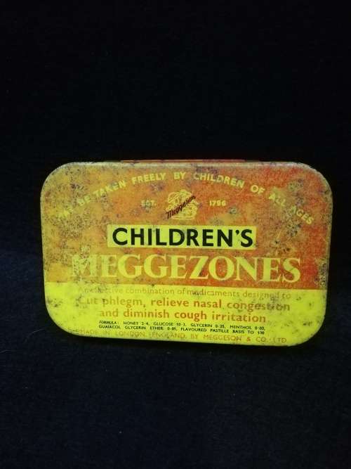 Old Children`s MEGGEZONES Tin