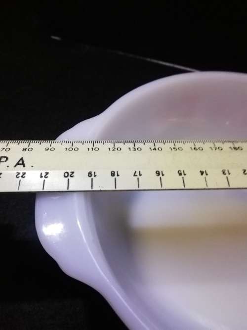 Fire King milk glass dish