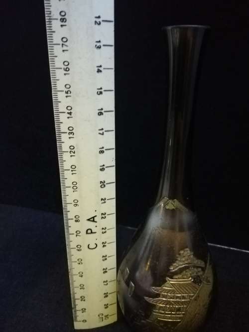 Oriental bud vase