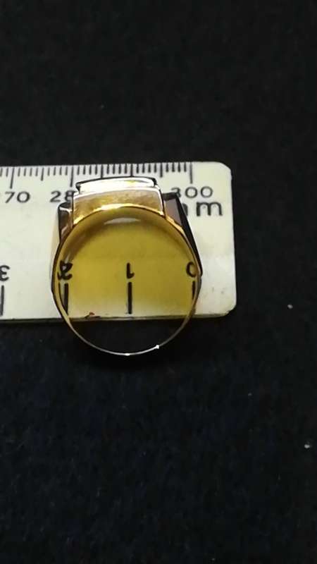 BIG Vintage Gold  could be 14k Onyx and diamond men`s ring, markings worn off so carat not confirmed