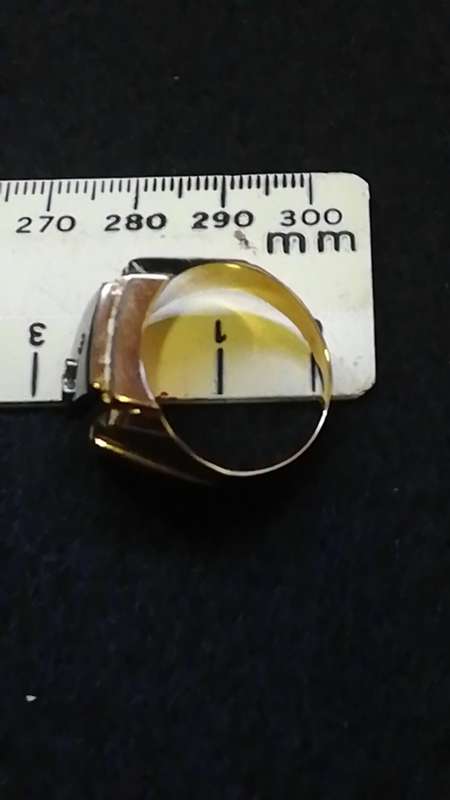 BIG Vintage Gold  could be 14k Onyx and diamond men`s ring, markings worn off so carat not confirmed