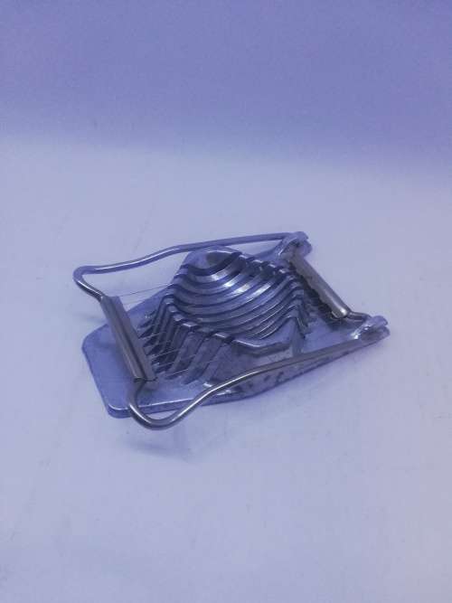 Vintage aluminum egg slicer