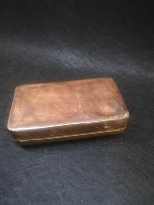 Vintage leather box